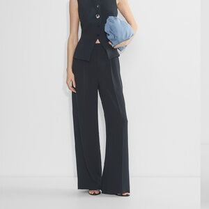 Aritzia Wide Leg Effortless Pant Midnight Navy